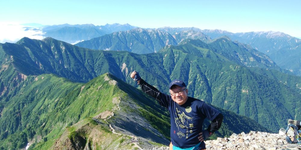 画像：趣味の山登り